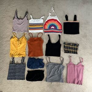 14 Colorful Tank/TubeTops Collection